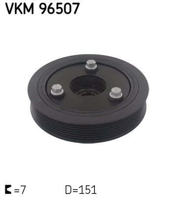 SKF VKM 96507 Puleggia cinghia, Albero a gomiti